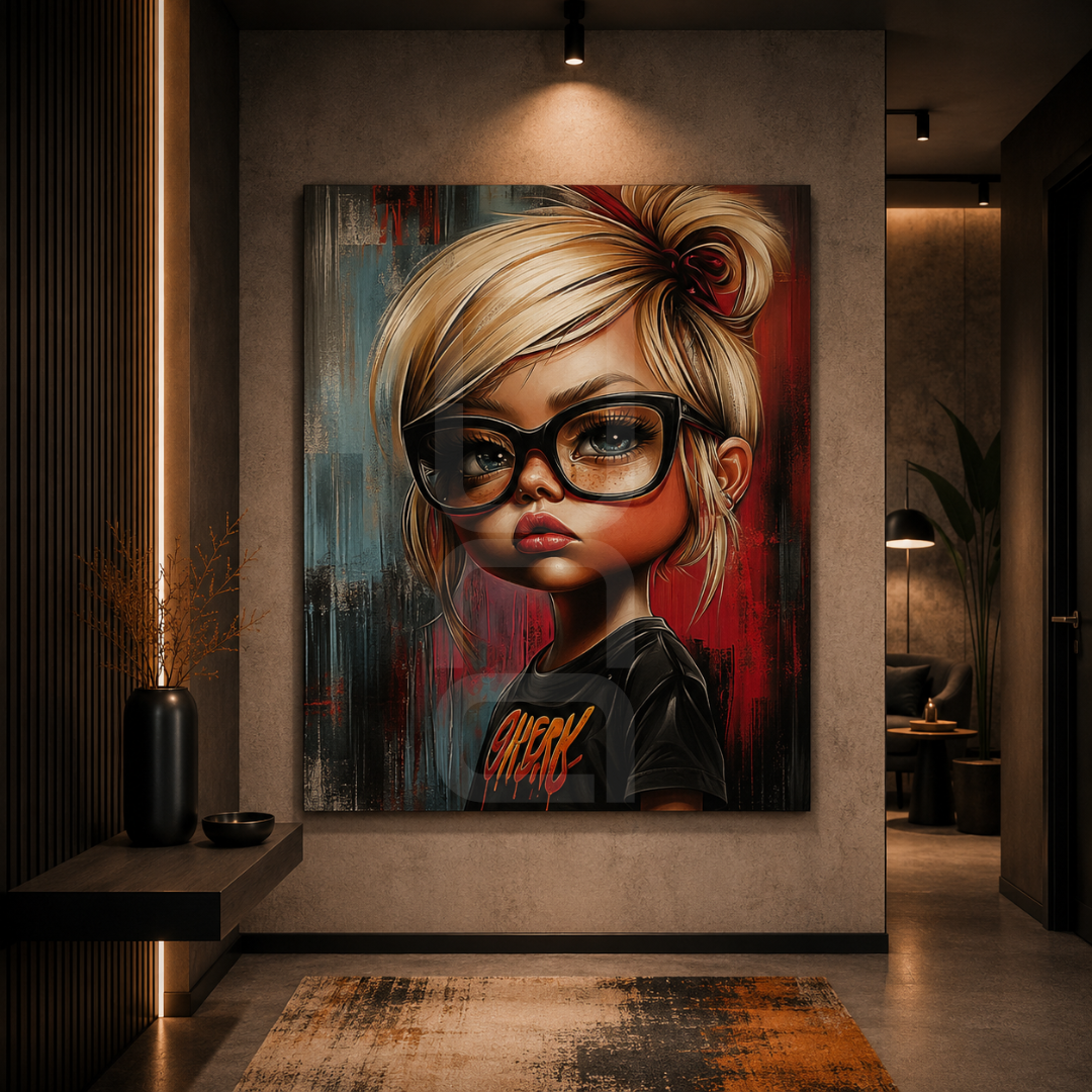 Contemporary wall art on canvas for home and office interiors