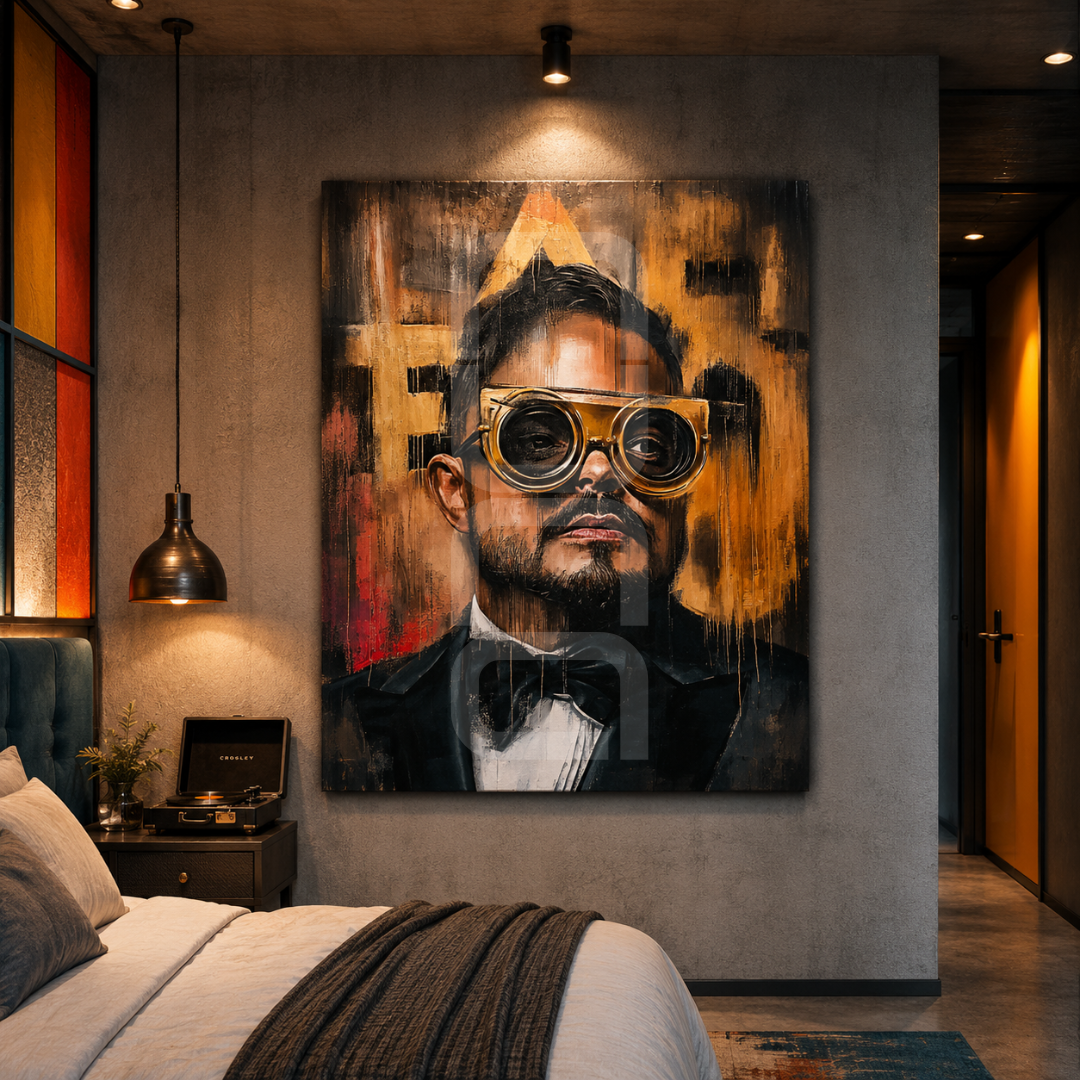 Premium mixed media wall art by Nuna Gallery, available on canvas and tempered glass for modern homes, offices, and commercial interiors