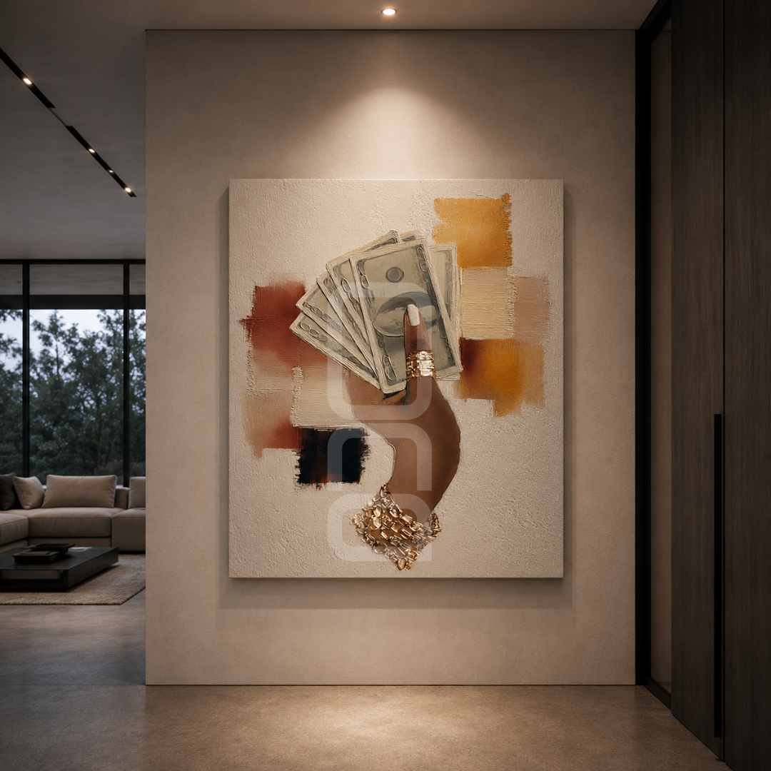 Modern canvas wall art for living room and office interior design