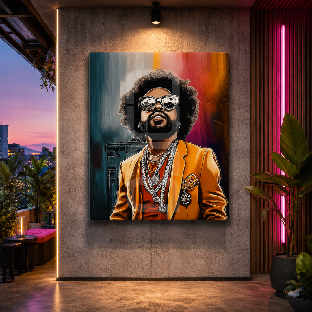 Bold contemporary wall decor by Nuna Gallery, professionally printed on premium canvas and glass for interior design spaces