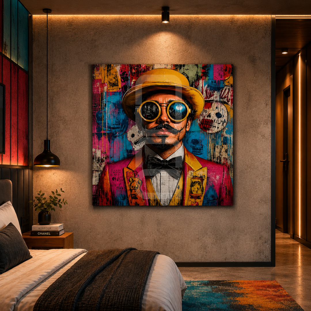Bold contemporary wall decor by Nuna Gallery, professionally printed on premium canvas and glass for interior design spaces