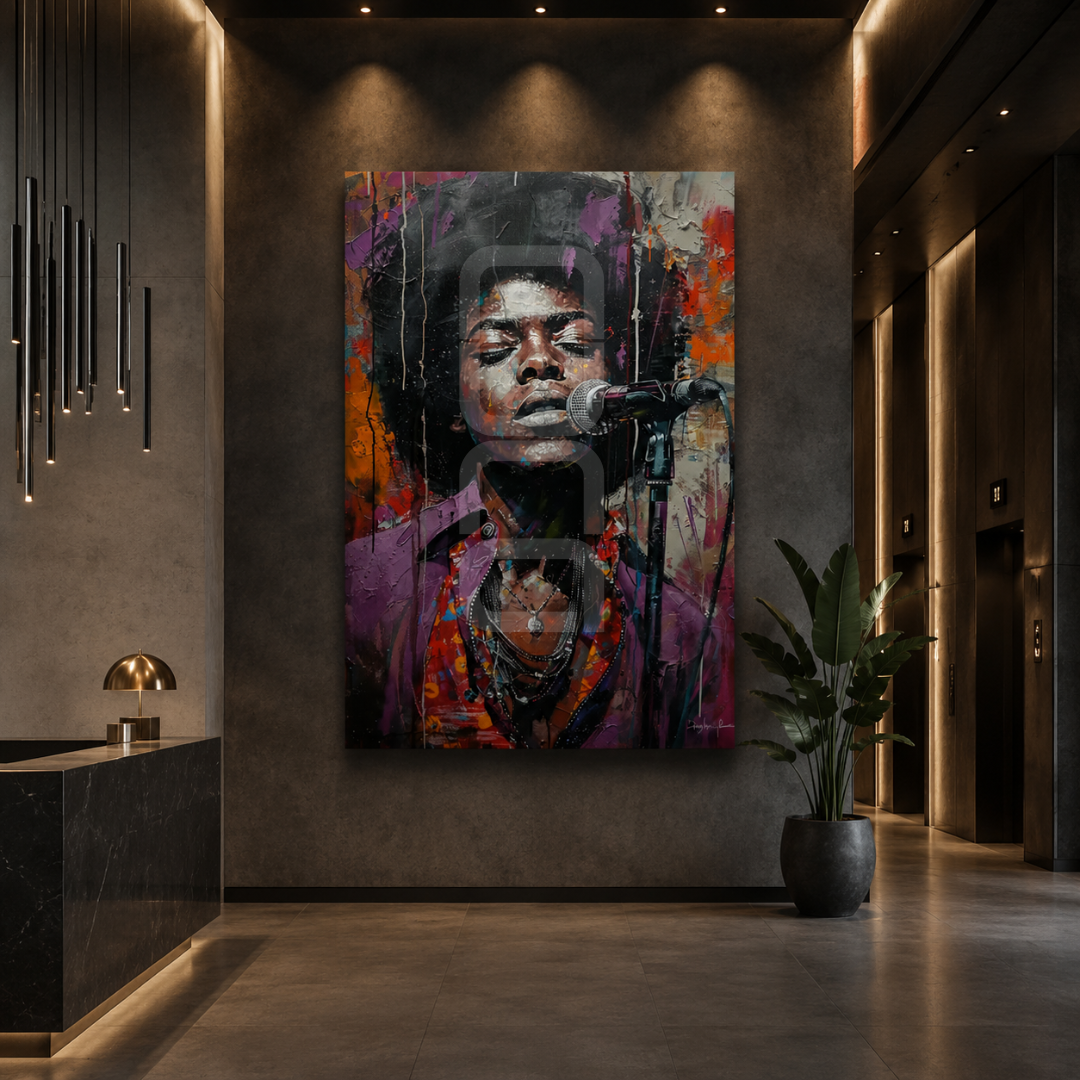 creative music canvas art print for living room and office design