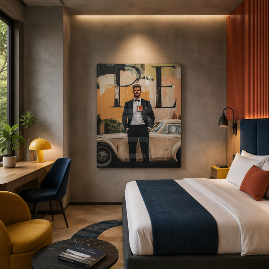 Exclusive artistic wall piece by Nuna Gallery, crafted for modern interiors, office spaces, luxury homes, and commercial projects
