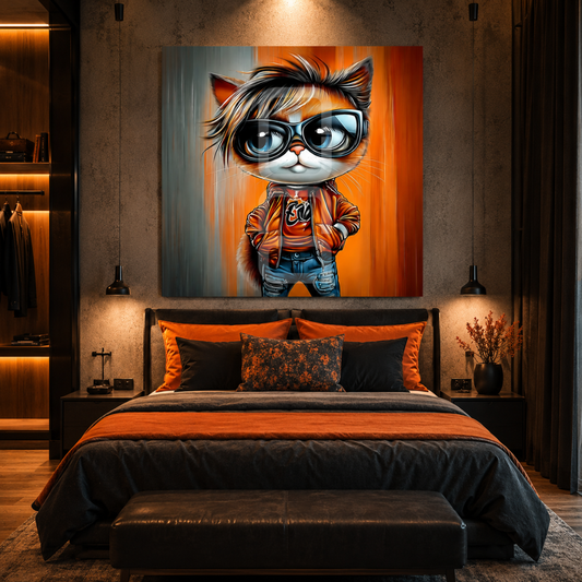 modern wall art canvas print for living room interior design