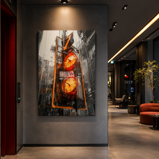 Premium mixed media wall art by Nuna Gallery, available on canvas and tempered glass for modern homes, offices, and commercial interiors
