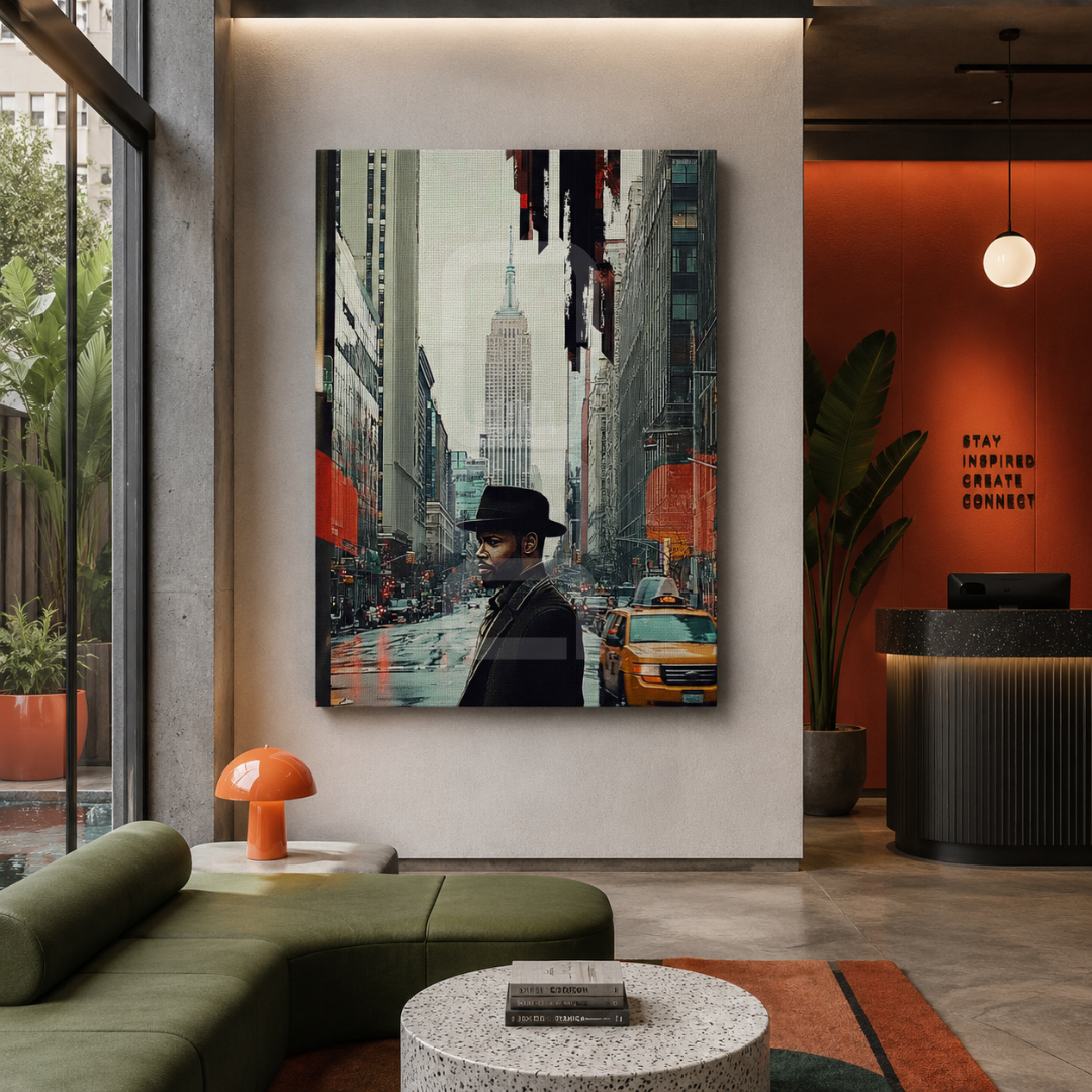 Premium mixed media wall art by Nuna Gallery, available on canvas and tempered glass for modern homes, offices, and commercial interiors