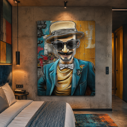 Modern gallery-quality art print by Nuna Gallery on canvas and tempered glass, perfect for homes, offices, hotels, and commercial spaces