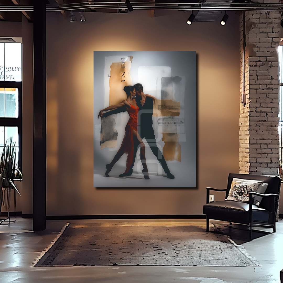 אמנות קיר עם נוכחות עיצובית