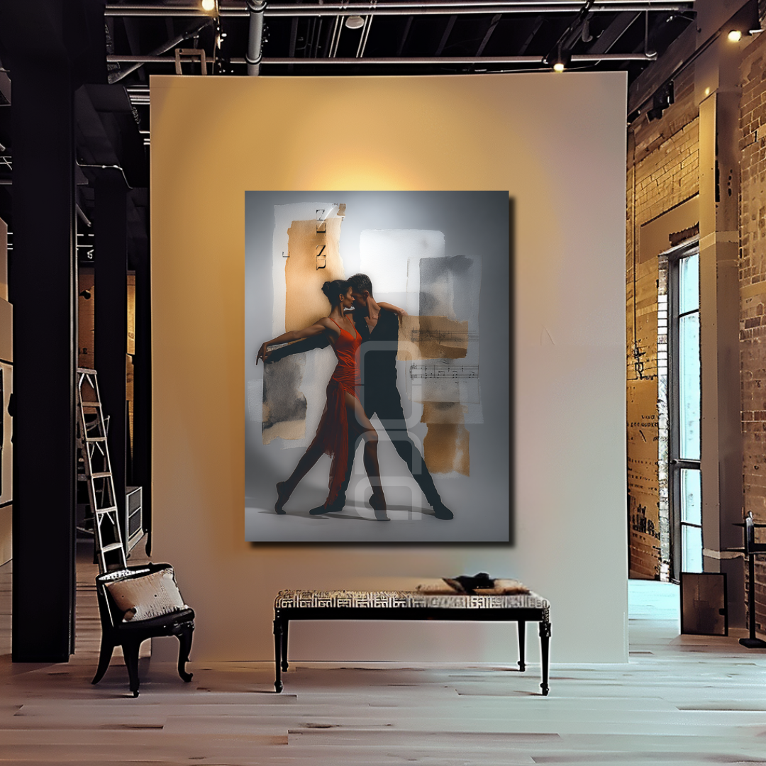 אמנות קיר עם נוכחות עיצובית