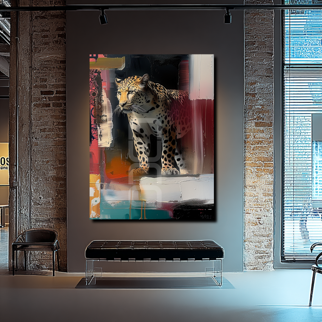 אמנות קיר עם נוכחות עיצובית