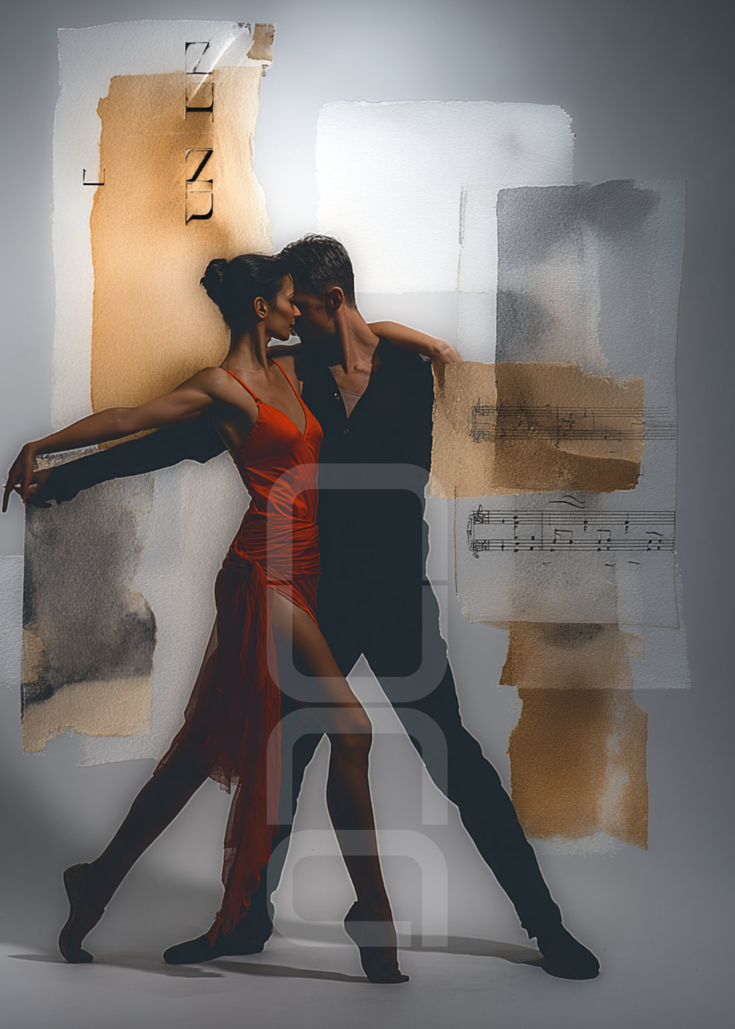 אמנות קיר עם נוכחות עיצובית