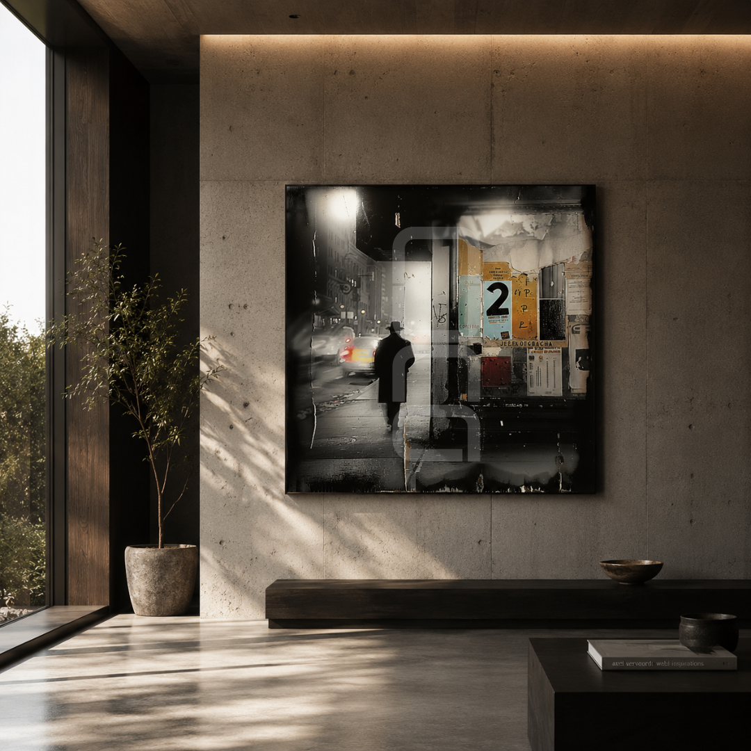 Decorative glass wall art for home and commercial spaces